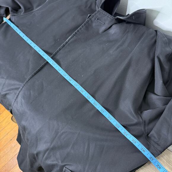 Burberry Black Mens 48 L Sher 3050 Car Coat Detachable Wool Novacheck Liner - Picture 16 of 16